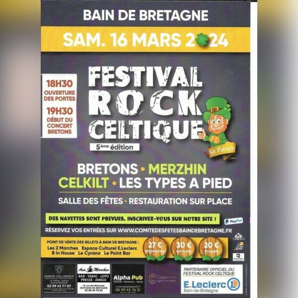 BAIN DE BRETAGNE (35): Festival Rock Celtique - img