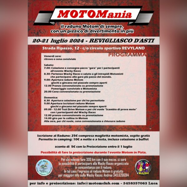 MOTOMania il Raduno Motom! - img