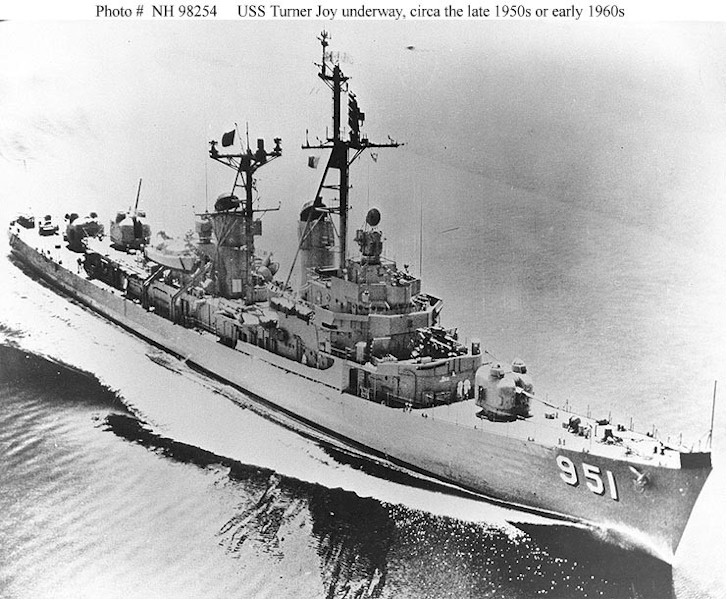 DESTROYERS LANCE-MISSILES CLASSE CHARLES F. ADAMS 155704USSTurnerJoy