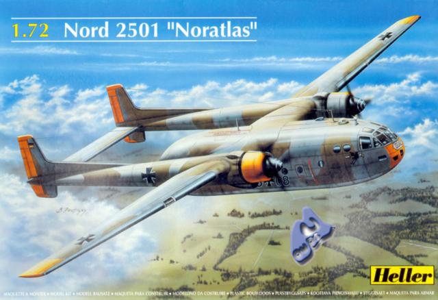 NORD 2501 NORATLAS 1/72ème Réf 80374 16084HELLER_Nord_2501_Noratlas