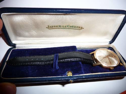 Jaeger LeCoultre vintage en Or Rose 18k 178054Jaeger3