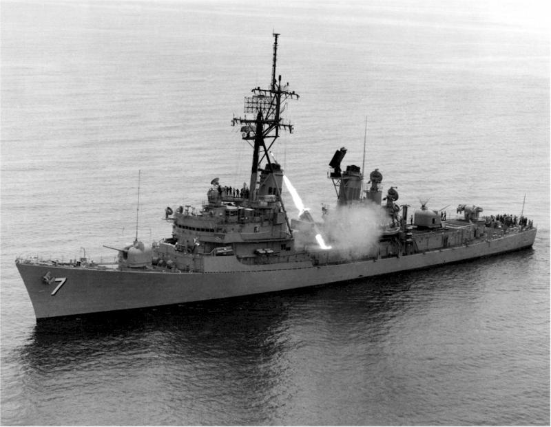 DESTROYERS LANCE-MISSILES CLASSE CHARLES F. ADAMS 193074USSHenryBWilsontirAsroc