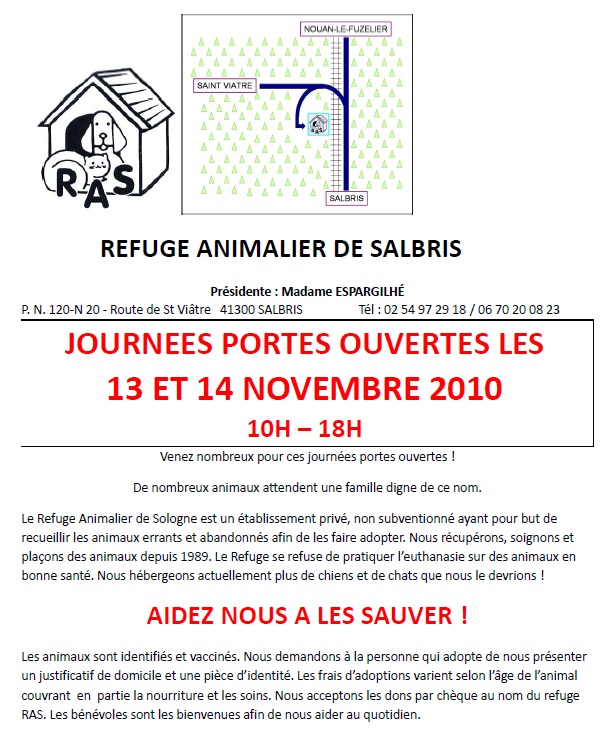 41 - SOS 50 chiens à placer pr les sauver avant décembre + SALBRIS 243027affiche