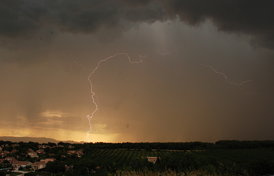 Photo de mes chasses aux orages de l'année 2009 271834impact_6