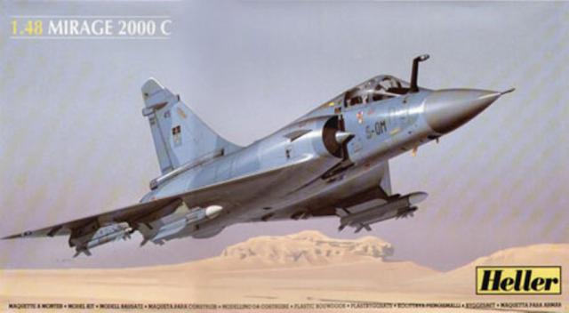 DASSAULT MIRAGE 2000 C 1/48ème Réf 80426 323964HELLER_Mirage_2000_C