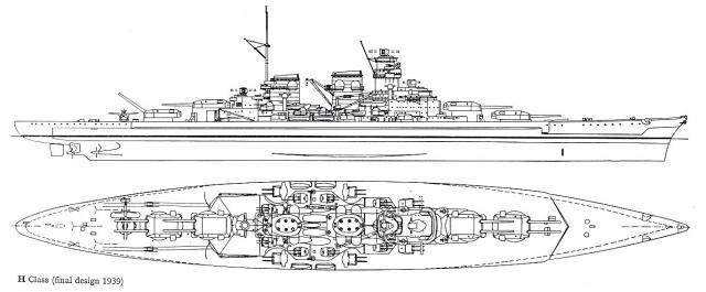 ALLEMAGNE CUIRASSES CLASSE BISMARCK - Page 1 328469classe_H_3