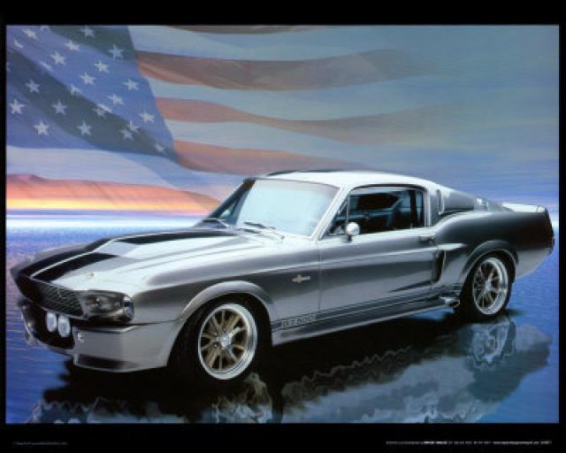 PHOTO de MUSCLE CAR 332616ST5077_Shelby_Mustang_GT500_Posters