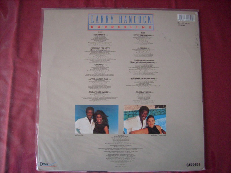 LP-LARRY HANCOCK-BORDERLINE-1988-DESSCA REC 379894lar2