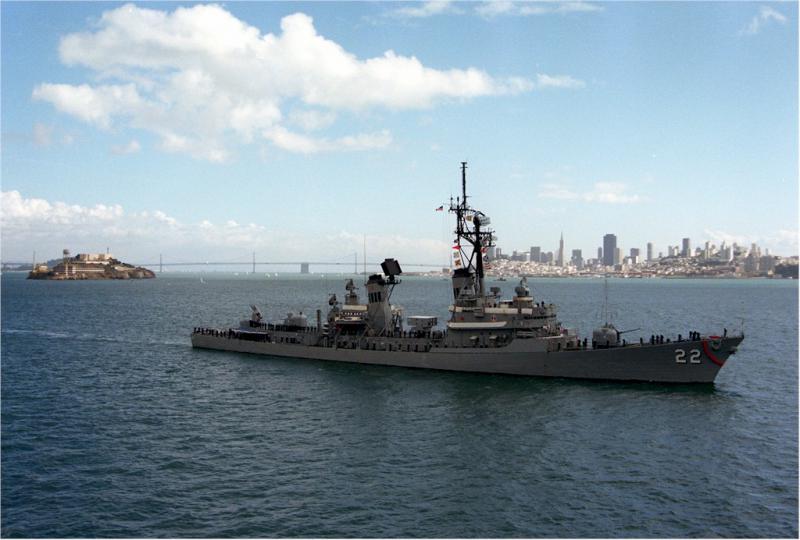 DESTROYERS LANCE-MISSILES CLASSE CHARLES F. ADAMS 382085USSBenjaminStoddertDDG22SanFrancisco29101981