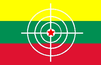 Explication des couleurs du nouveau drapeau du Myanmar 4879612010_myanmar_flag