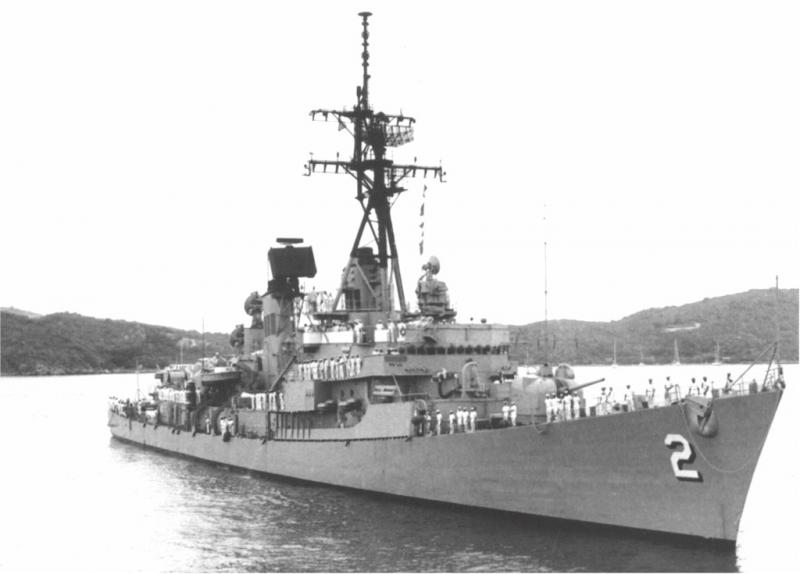 DESTROYERS LANCE-MISSILES CLASSE CHARLES F. ADAMS 548360USSCharlesFAdamsDDG2