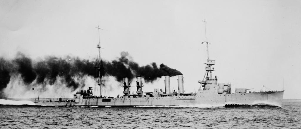 USN CROISEURS LEGERS CLASSE OMAHA 583991USS_Richmond_essais_1923