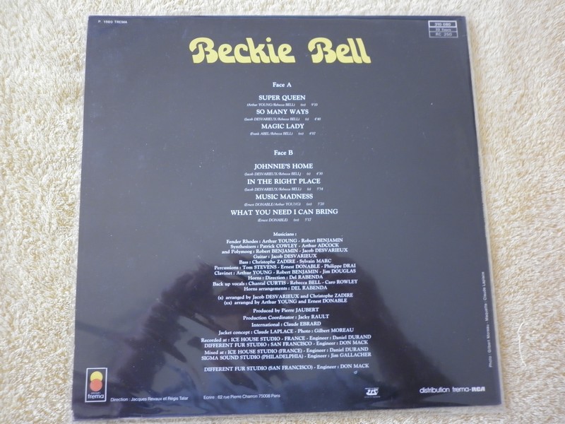 LP-BECKIE BELL-IN NEED OF-80-TREMA REC 596407beki2