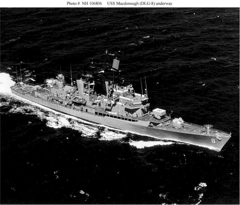 DESTROYERS LANCE-MISSILES CLASSE CHARLES F. ADAMS 604987USSMacdonough