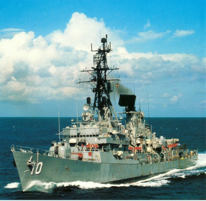 DESTROYERS LANCE-MISSILES CLASSE CHARLES F. ADAMS 615533USSSampsonDDG10