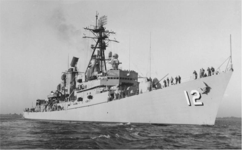 DESTROYERS LANCE-MISSILES CLASSE CHARLES F. ADAMS 633445USSRobisonDDG12