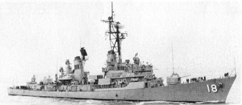 DESTROYERS LANCE-MISSILES CLASSE CHARLES F. ADAMS 638291USSSemmesDDG18