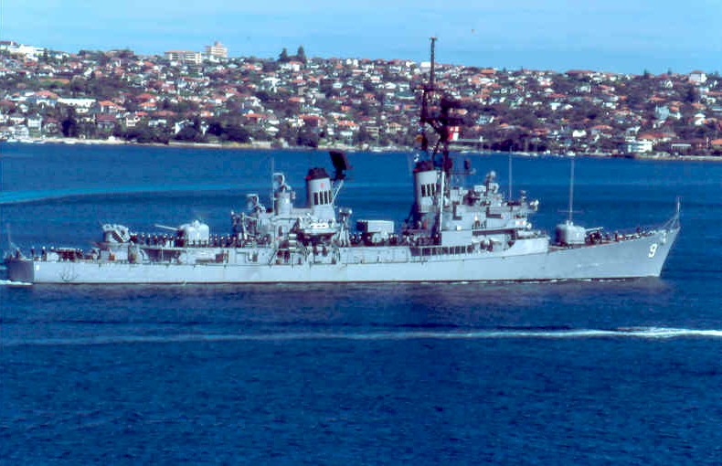 DESTROYERS LANCE-MISSILES CLASSE CHARLES F. ADAMS 645036USSTowersDDG9Sydney1986