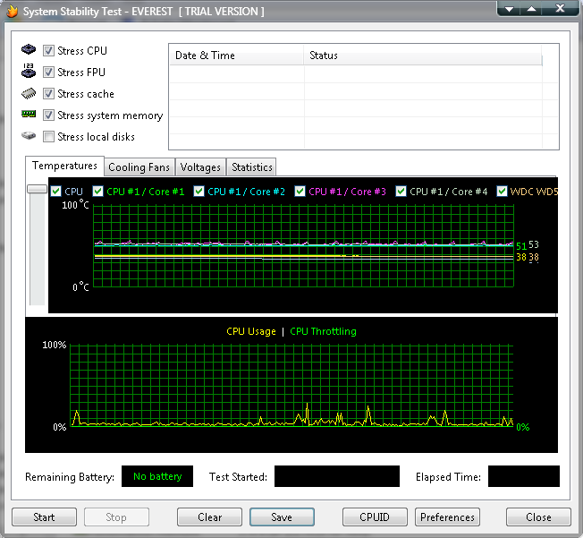 Problème carte réseau ou disque dur 692850stabilitytest