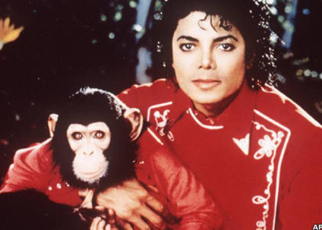 Photos de Michael Jackson avec des animaux (et vidéo de son singe Bubbles) 69342846708_2