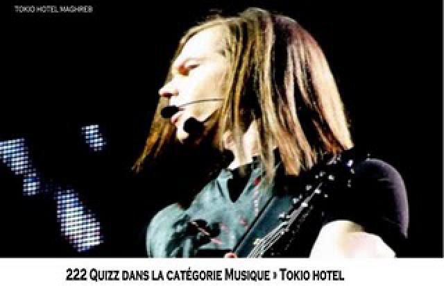 222 Quizz dans la catégorie Musique » Tokio Hotel 717508quiizz