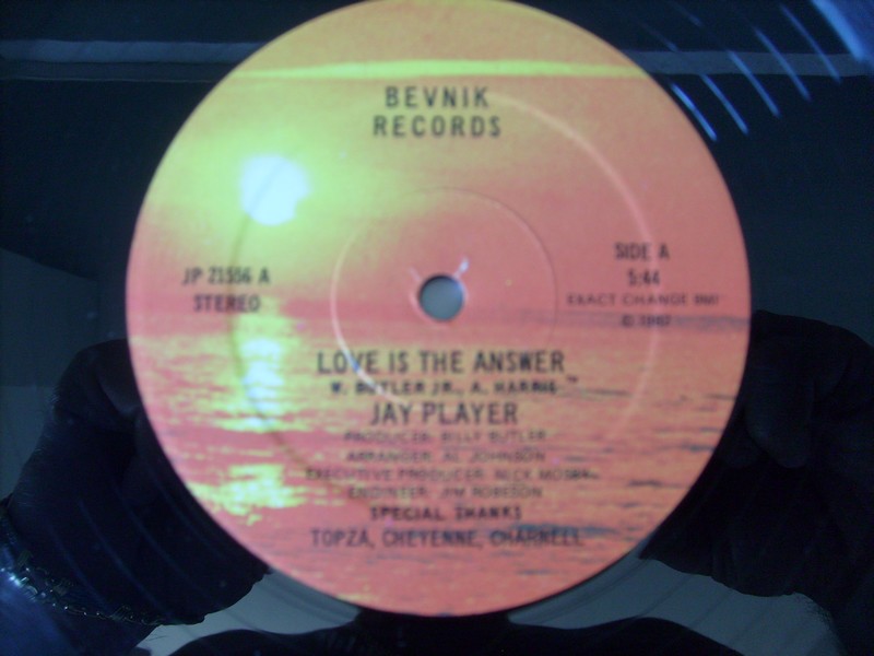 12-JAY PLAYER-LOVE IS THE ANSWER-82-BEVNIK REC 815762je