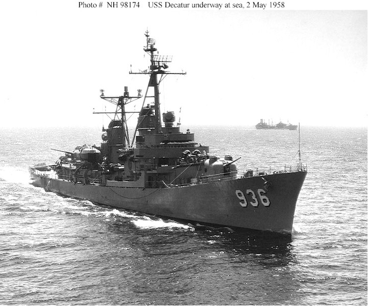 DESTROYERS LANCE-MISSILES CLASSE CHARLES F. ADAMS 848967USSDecatur