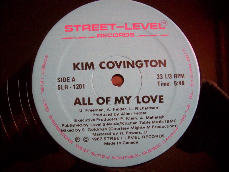 12-KIM COVINGTON-ALL OF MY LOVE-83-STREET LEVEL & BMC 872253k2