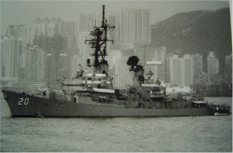 DESTROYERS LANCE-MISSILES CLASSE CHARLES F. ADAMS 894598USSGoldsboroughDDG20HongKong1982