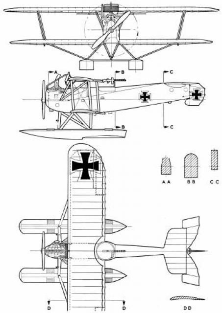 ALLEMAGNE CROISEURS DE BATAILLE CLASSE DERFFLINGER 954602hansa_brandenburg_w_12_seaplane_31359