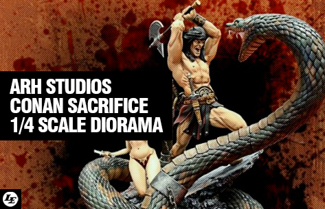 [ARH Studios] Conan Sacrifice - 1/4 scale Diorama 111275conan