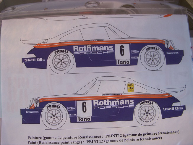 Porsche 911 SC RS groupe B rothmans 120377863