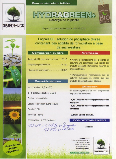 Qui connait Greenalys ? - Page 3 127080Greenhydragreen