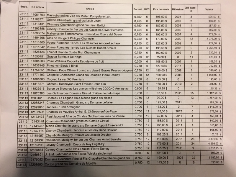 Vente SAQ Signature du 12 au 27 janvier 2017 131761IMG3130