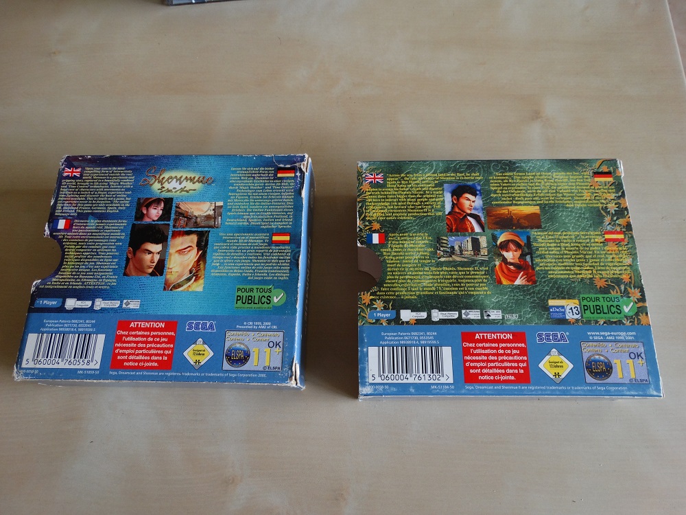 shenmue 1 et shenmue 2  pour 100€ fdpin [VENDU] 140108DSC01016