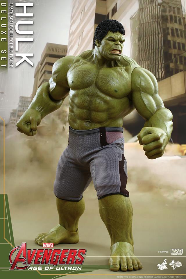 HOT TOYS - Avengers: Age of Ultron - Hulk (Deluxe Set) 144916108