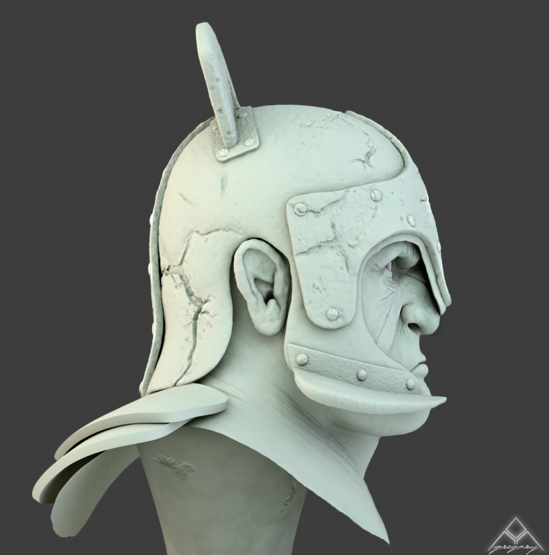 Bustes d'orque humanoïde [création 3D] de Greg_3D 146523Orque1profil