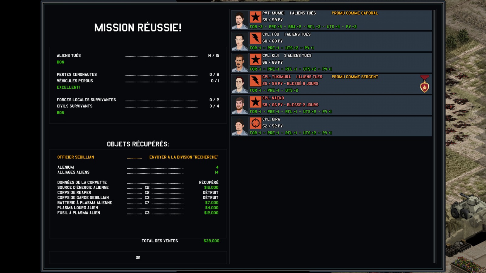 Les ninjas sauvent le monde ! : Xenonauts SNS Edition 155436Finalmissionofficier