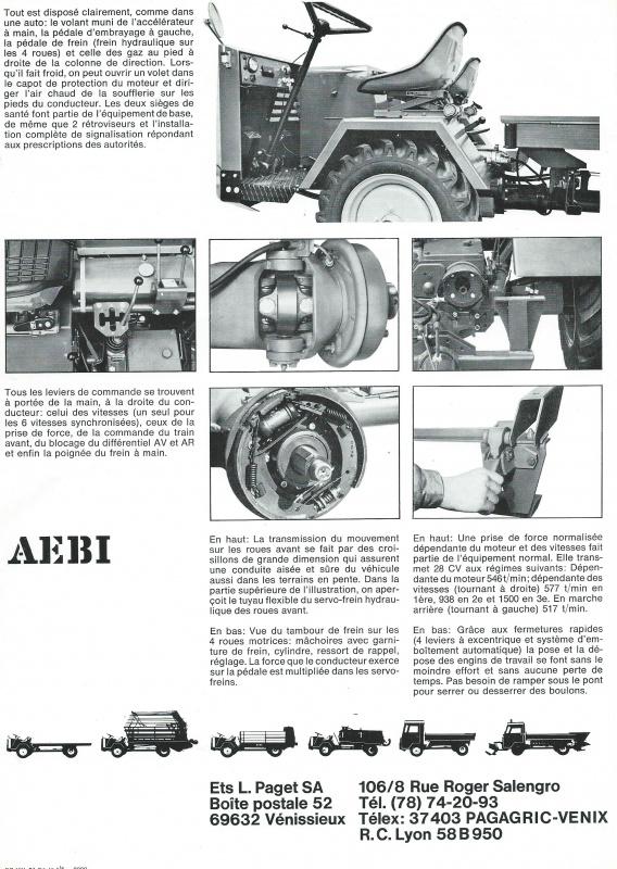 Transporter AEBI TP 35 : restauration - Page 2 157098AEBITP20002