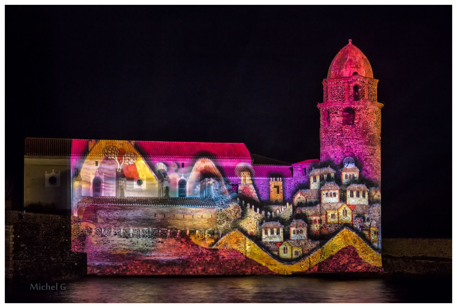 Sons et lumières à Collioure. 168193IMG0409fjpgcadreCopy