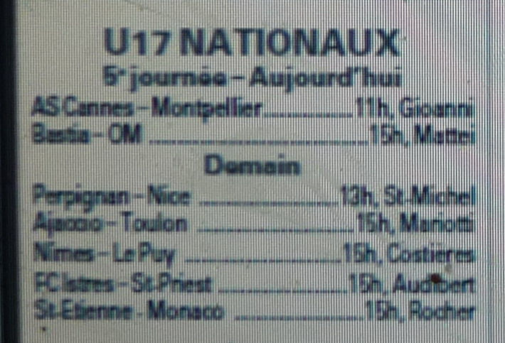 OM // ALLEZ LES JEUNES U17 171900Copie3deP1220846