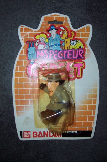 Poupée Inspecteur Gadget Par Bandai - 1983 - Vintage France (Plastique/Métal)