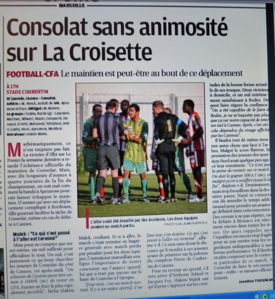 CONSOLAT MARSEILLE // CFA - Page 30 176616P1280761