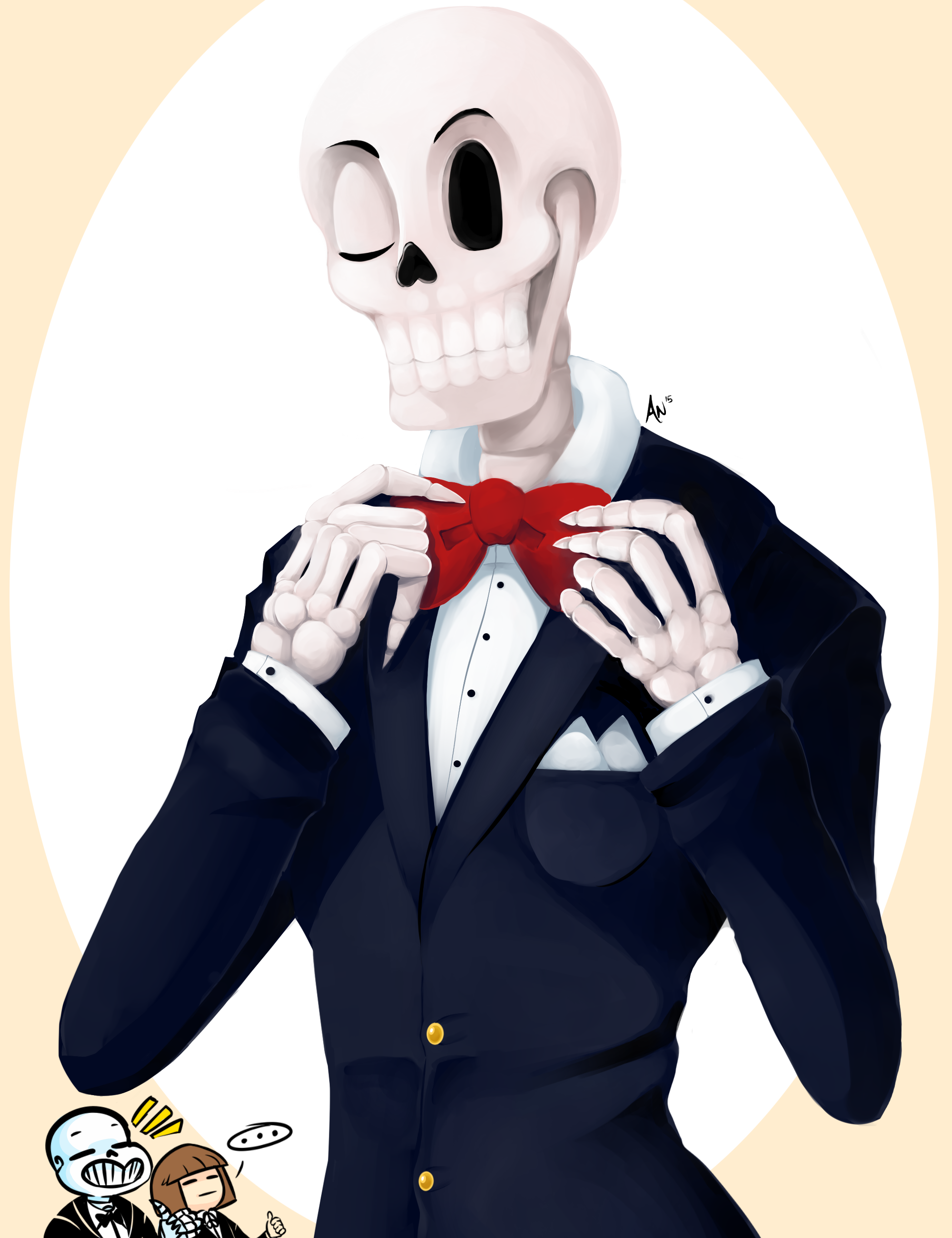 Anix's UnderTale Fanart~!  185748DapperPapyrusreadyforhisdate3