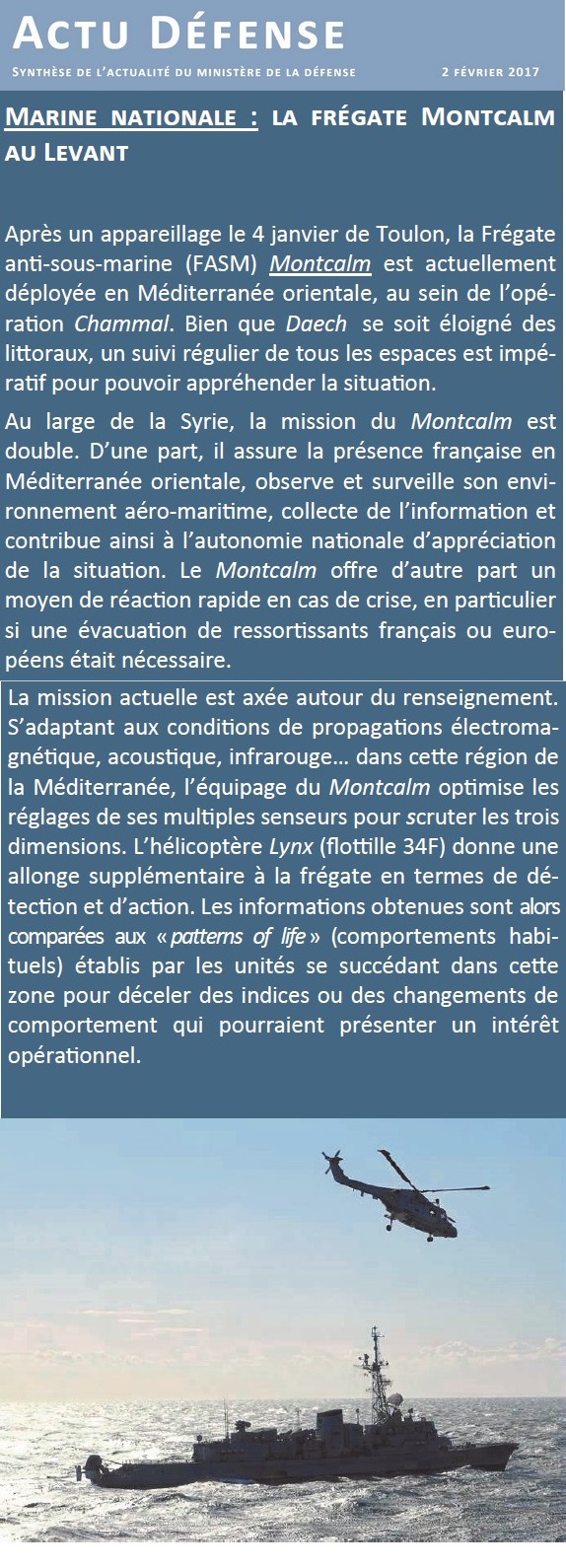 MONTCALM (FRÉGATE) - Page 6 201473ActuDefense