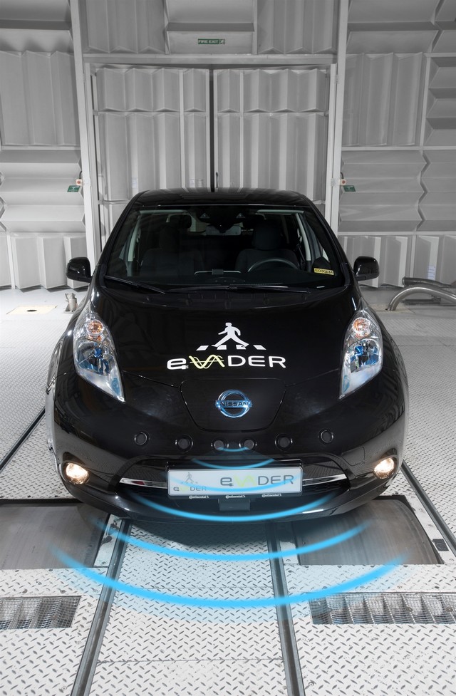  Projet eVADER : Une Nouvelle Alerte Sonore Pour La Sécurié Des Piétons Testée Sur Une Nissan Leaf 20412013618415