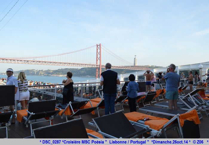 ESCALE Croisière MSC Poésia à Lisbonne/Portugal  26Oct.14  207386DSC0287