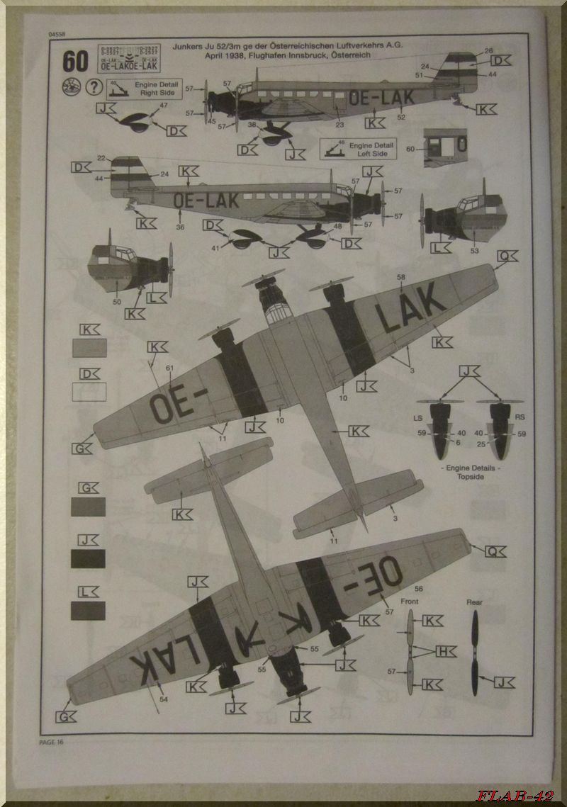 [Concours Liners] Junkers Ju-52/3m - Flughafen Innsbruck, Österreich - Revell 1/48ème - Montage terminé en page 7 !!! 209189dco