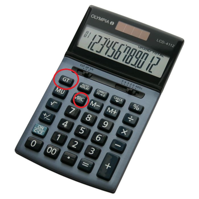 Calculatrice Olympia pour OG 209456calculatriceolympialcd4112