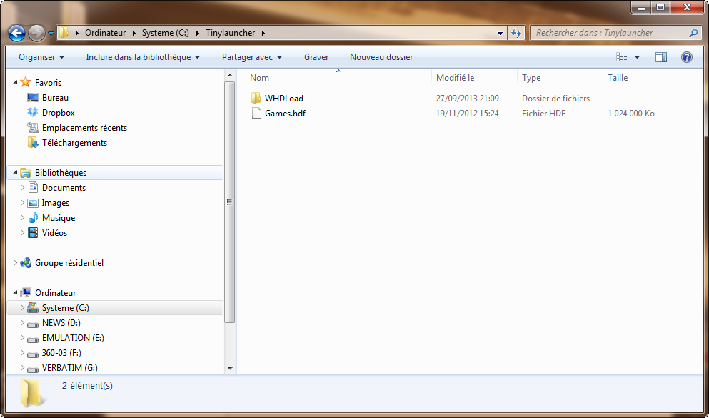[Tuto] WHDLoad sur UAE4All 2.0 : installer le Tiny Launcher 21681320130927210955